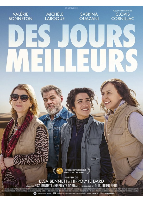 affiche du film des jours meilleurs. Musique composée par Clémence Ducreux. Avec Pierre Burette violoncelliste et arrangeur