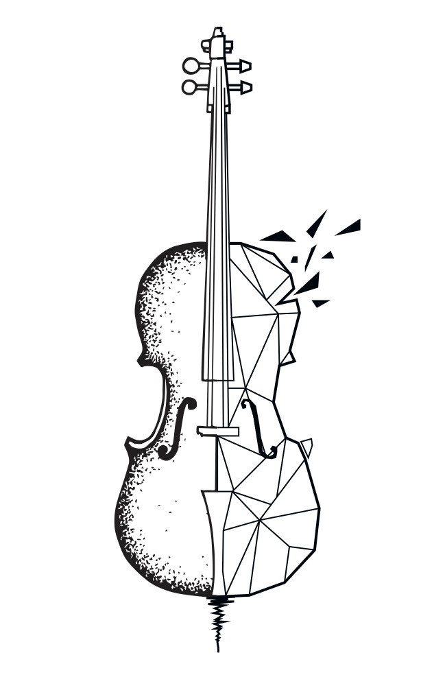 Logo du violoncelliste et compositeur Pierre Burette