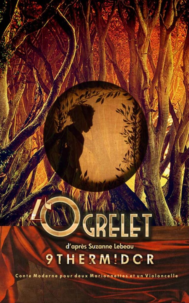 L'ogrelet, spectacle de héâtre de la compagnie 9 thermidor. composition musicale et interprétation au violoncelle par Pierre Burette